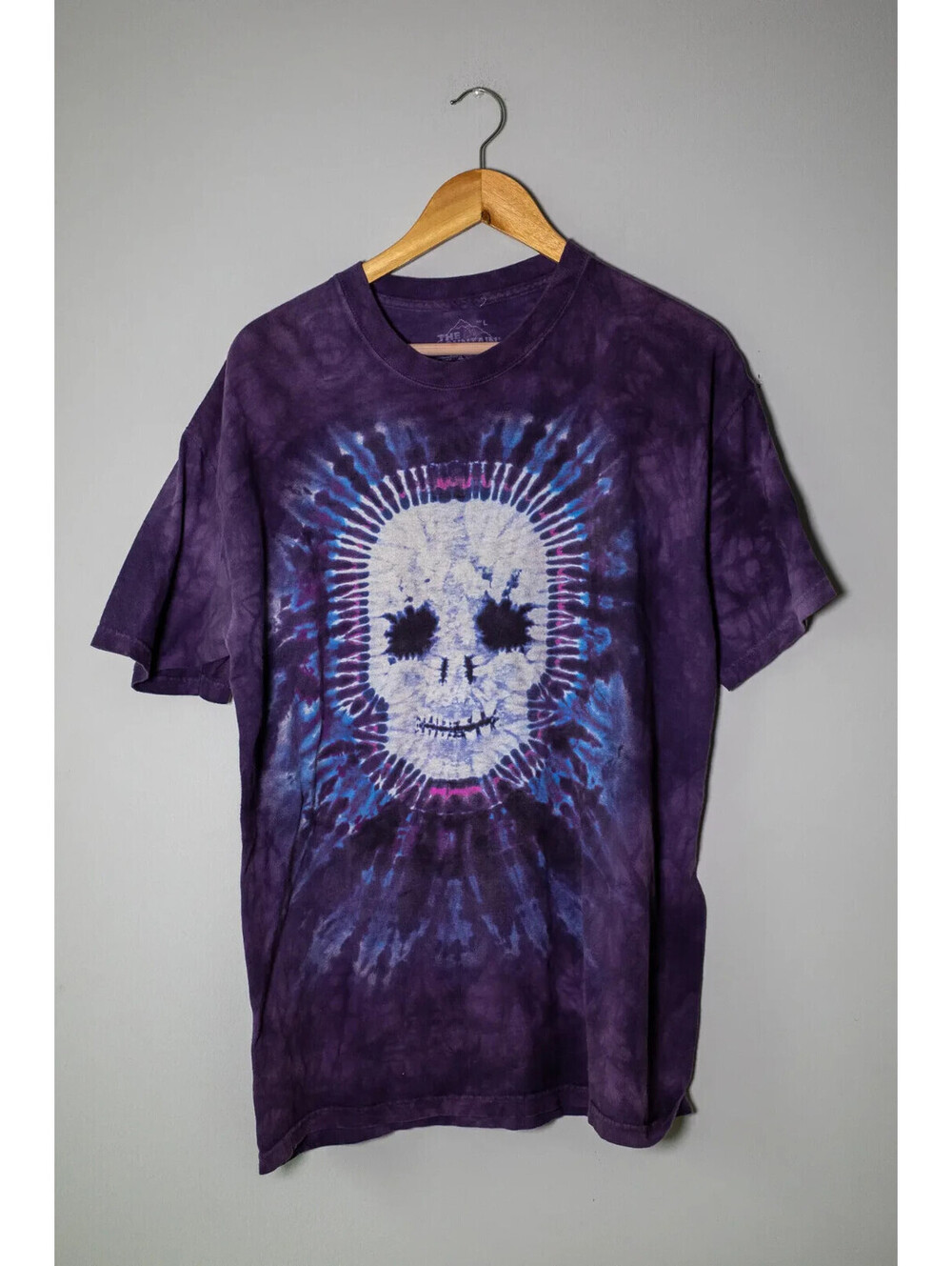The Mountain Retro Spiritual Tie-Dye Skull - Made in USA - Men's Large